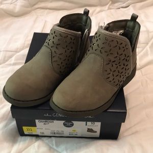 Toddler boots. Size 10. Taupe with sparkle detail.